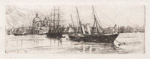 Dois barcos, Veneza de Otto H. Bacher