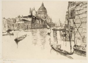 Grande Canal, Veneza de Otto Henry Bacher