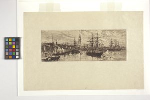 Veneza, transporte marítimo e Palazzo Ducale de Otto Henry Bacher