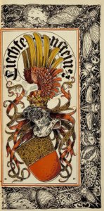 Os brasões de armas ancestrais das casas dos Principados alemães: Liechtenstein de Otto Hupp