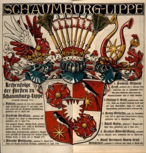 Schaumburg-Lippe. Fila dos Príncipes de Schaumburg-Lippe
