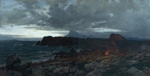 Noite de outono na costa, Kinn de Otto Ludvig Sinding