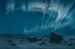 Northern Lights (óleo sobre tela)