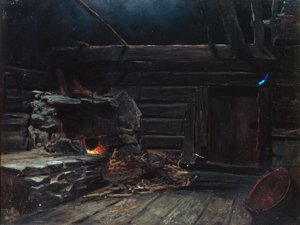 Sala do forno de fumaça, limpeza