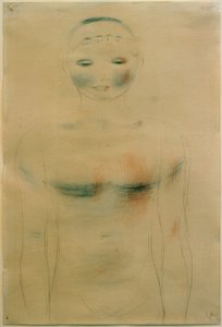 Meia figura frontal. Da série rosa de Otto Meyer Amden