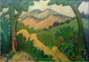 Paisagem dunar de Otto Mueller