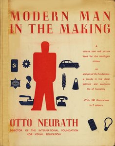 Capa do Homem moderno em formação, 1939. de Otto Neurath
