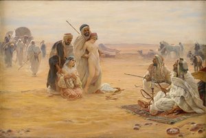 O mercado de escravos, 1910