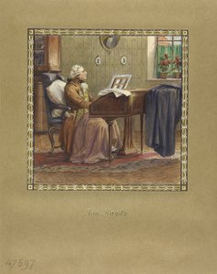Joseph Haydn no piano de cauda, 1917