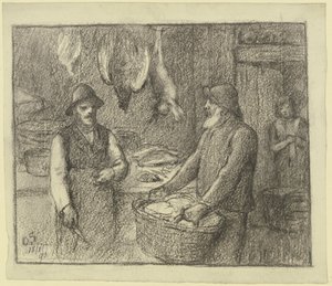 No comerciante de carne de veado de Otto Scholderer