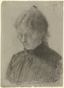 Luise Scholderer a ler de Otto Scholderer