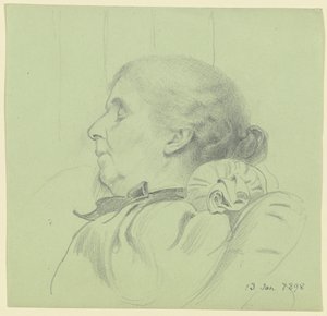Luise Scholderer a dormir de Otto Scholderer