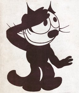 Félix o Gato. Félix o gato. (ilustração, por volta de 1930) de Otto and Sullivan Pat Messmer