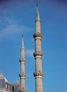 Detalhe dos Minaretes (1575) de Ottoman School