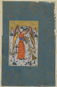 O Anjo Israfil, c.1580-90 de Ottoman School