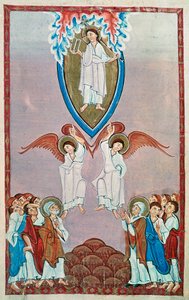 Ms 91 f.96 Ascension de Ottonian