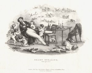 Roubo de Coração. Não consigo chegar lá (litho) de Owen (attr.to) Jones