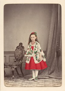 Álbum da família Follett de crianças fantasiadas para um baile de fantasia, ca. 1880. de Owen Angel