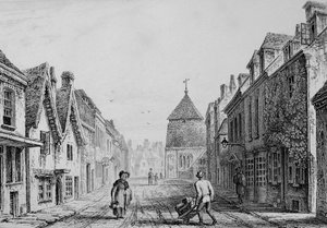 Cheesehill Street Winchester, c.1830 (gravura)