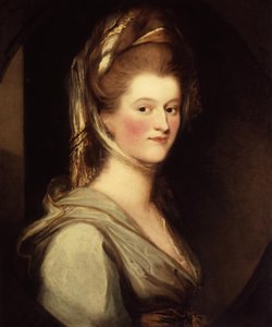 Elizabeth Craven (nascida Berkeley), margravina de Brandenburgo-Ansbach de Ozias Humphry