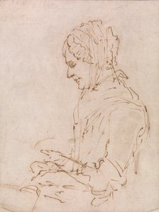 Estudo da Costura da Mãe do Artista