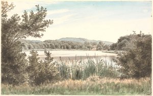 Hundesøen em Møen. de P.C. Skovgaard