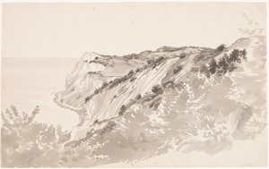 a montanha Moens Klint de P.C. Skovgaard