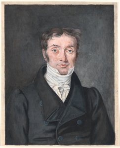 Retrato do professor Hans Jensen Visby (1777-1870), de Aagerup, paróquia de Ramløse. de P.C. Skovgaard