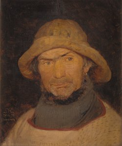 Retrato de um pescador de Hornbæk de Peder Severin Krøyer