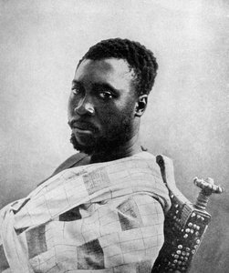 Prempeh, último dos reis Ashanti, Gana, 1922. de P. A. McCann