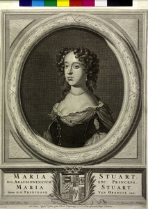 Rainha de Inglaterra Maria II de P. Bouttats