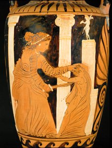 Medeia mata o seu filho, para vingar a infidelidade de Jasão ... de Painter Ixion