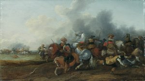 Uma escaramuça de cavalaria, 1632