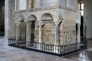 O sarcófago de Stilicho (mármore) de Paleo Christian