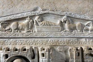 O sarcófago de Stilicho (mármore) de Paleo Christian