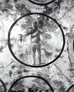 O Bom Pastor, da abóbada de uma das câmaras de Paleo Christian