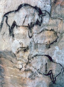 Bisão ferido, Magdaleniano (pintura rupestre)