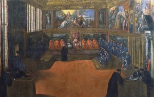 O Doge de Veneza visita a Santa Sé de Palma Il Giovane