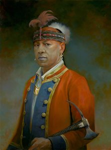 Aliados do Rei, 2017 (óleo sobre tela) de Pamela Patrick White