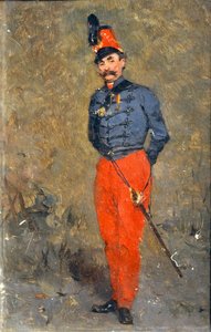 Retrato de Luigi Comastri (óleo sobre tela) de Paolo Bedini