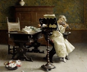 O violinista. de Paolo Giovanni Bedini