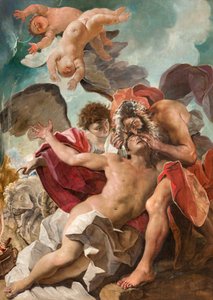 Sacrifício de Isaac (óleo sobre tela)