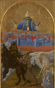 St. Georg tötet den Drachen de Paolo Uccello