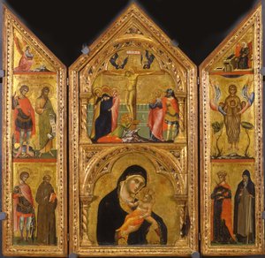 Altar portátil, cerca de 1335