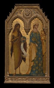Santos João Batista e Catarina de Alexandria, por volta de 1350 de Paolo Veneziano