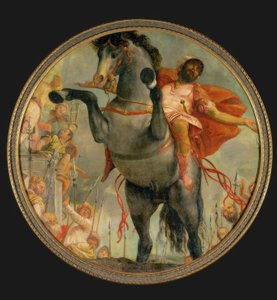 A morte sacrificial de Marcus Curtius de Paolo Veronese