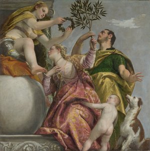 União feliz de: Four Allegories of Love, ca. 1575 de Paolo Veronese