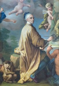 Auto-retrato, post 1714, Paolo de Matteis (óleo sobre tela) de Paolo di Matteis
