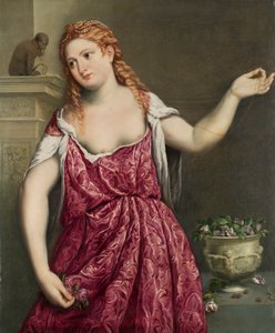Retrato de uma jovem mulher