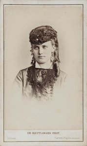 Retrato de Christine Nilsson 1843-1921.